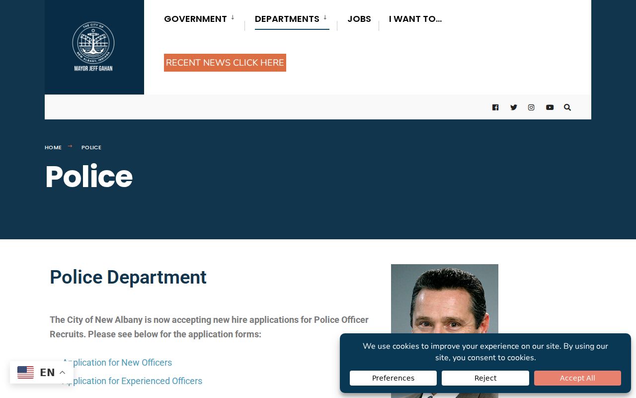 New Albany Police contact and records information